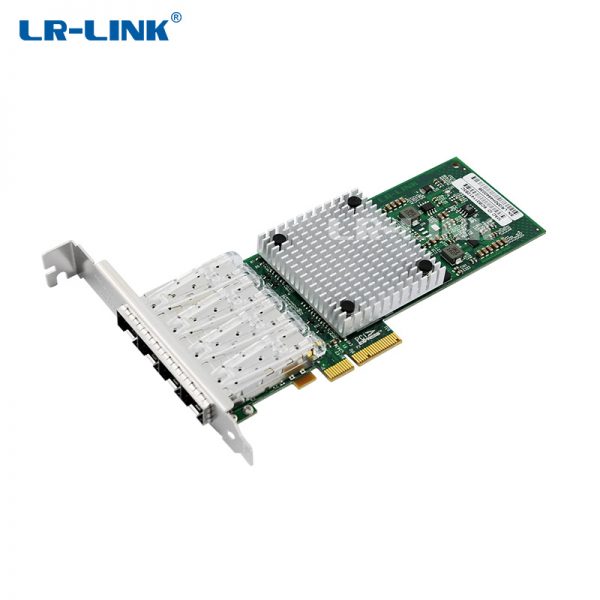 LREC9714HF-4SFP-Intel I350 Chip PCIe X4 1000Mbps Quad SFP Port Server Network Interface Card NIC(Intel I350 Based)7