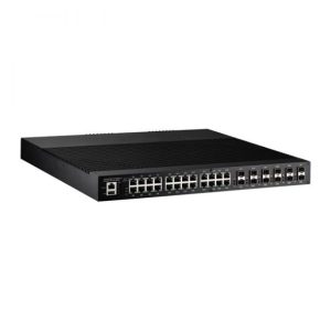 سوییچ شبکه صنعتی سری JetNet 6828Gf