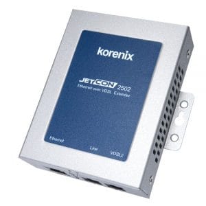 اکستندر اترنت بر روی Korenix VDSL JetCon 2502