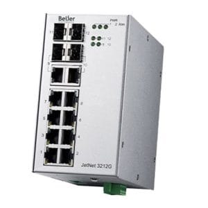 سوییچ شبکه صنعتی Korenix Jetnet 3212G-2C2F