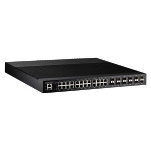 سوییچ شبکه صنعتی سری JetNet 6828Gf