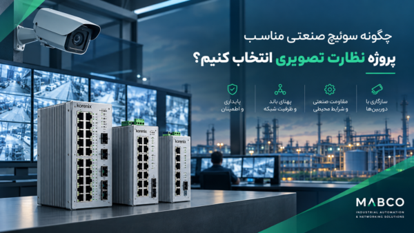 چگونه سوییچ صنعتی مناسب پروژه نظارت تصویری انتخاب کنیم؟ چگونه سوییچ صنعتی مناسب پروژه نظارت تصویری انتخاب کنیم؟
